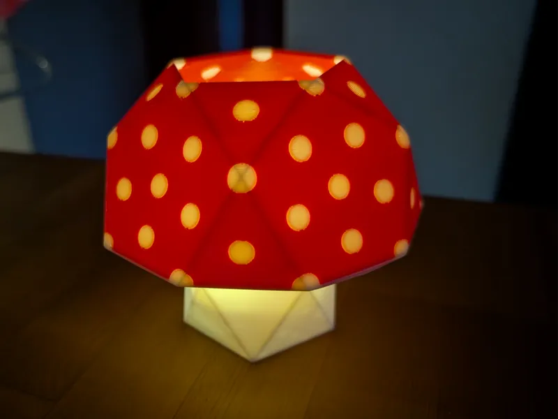 Geometric Mushroom Tea Light Holder / Pen Holder