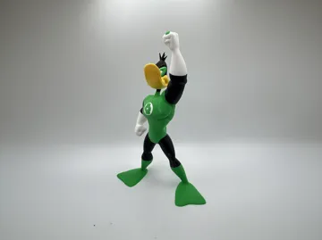 Accesorio para impresora 3D: Daffy Duck Green Lantern No AMS — vista de referencia 4