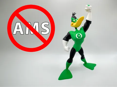 Accesorio para impresora 3D: Daffy Duck Green Lantern No AMS — referencia de MakerWorld