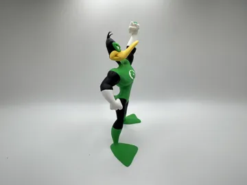 Accesorio para impresora 3D: Daffy Duck Green Lantern No AMS — vista de referencia 5