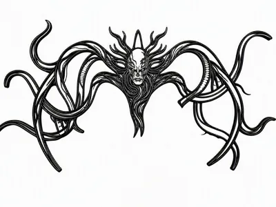 Vecna Mind Flayer - Decorative Plate
