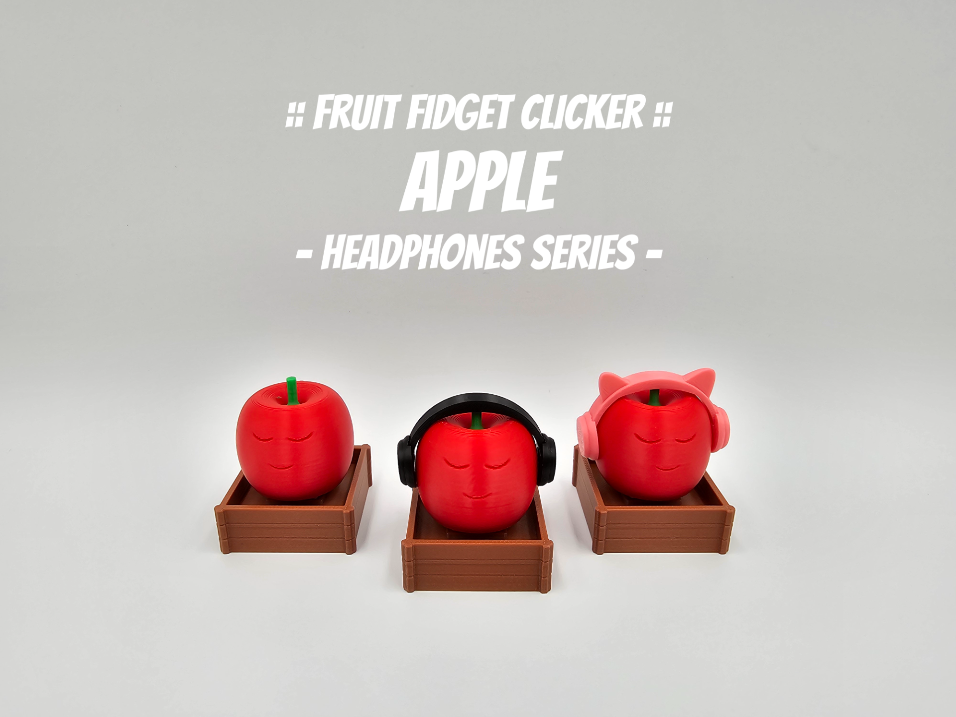 Apple Fidget Clicker - Headphones Series