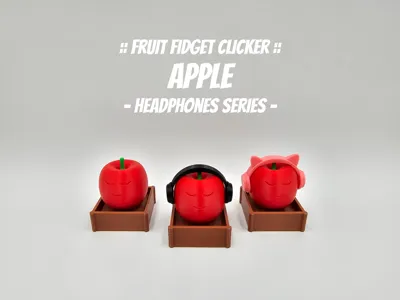 Apple Fidget Clicker - Headphones Series