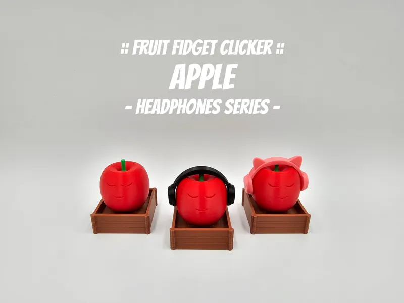 Apple Fidget Clicker - Headphones Series