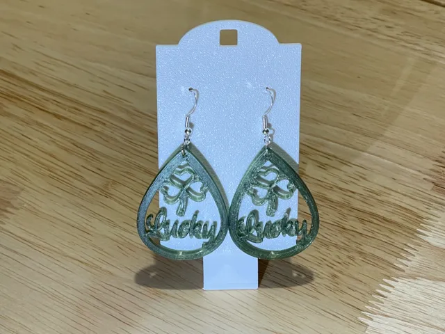 Lucky Earrings – Leaf Clover