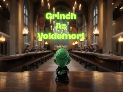 Grinch as Voldemort - Grinchemort