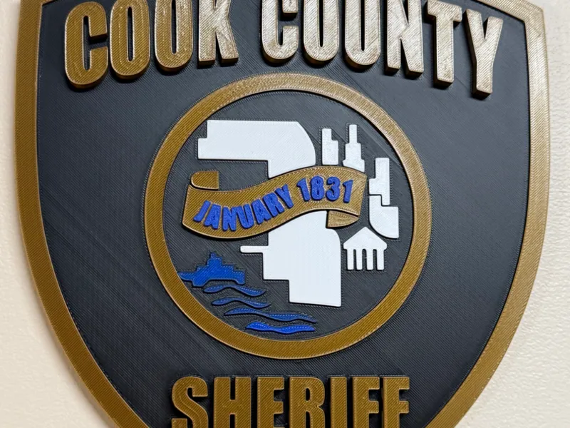 Cook County Illinois Sheriff's Office Patch