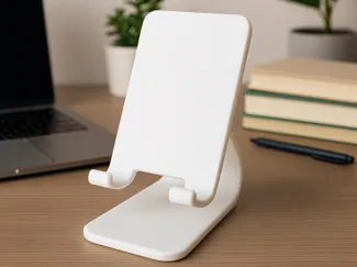 White Phone Holder