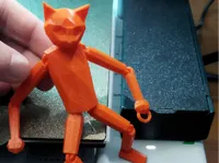 Porte-clés chat humanoïde flexible — photo 2