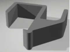Hook for IKEA SKADIS shelf