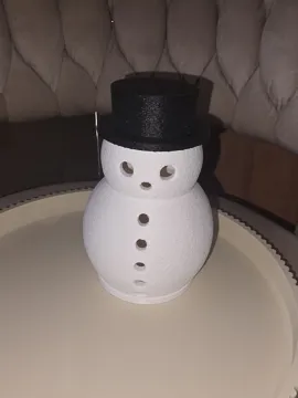 Accesorio de iluminación decorativa: Snowman LED Tealight Lantern – Christmas Decor — vista de referencia 3