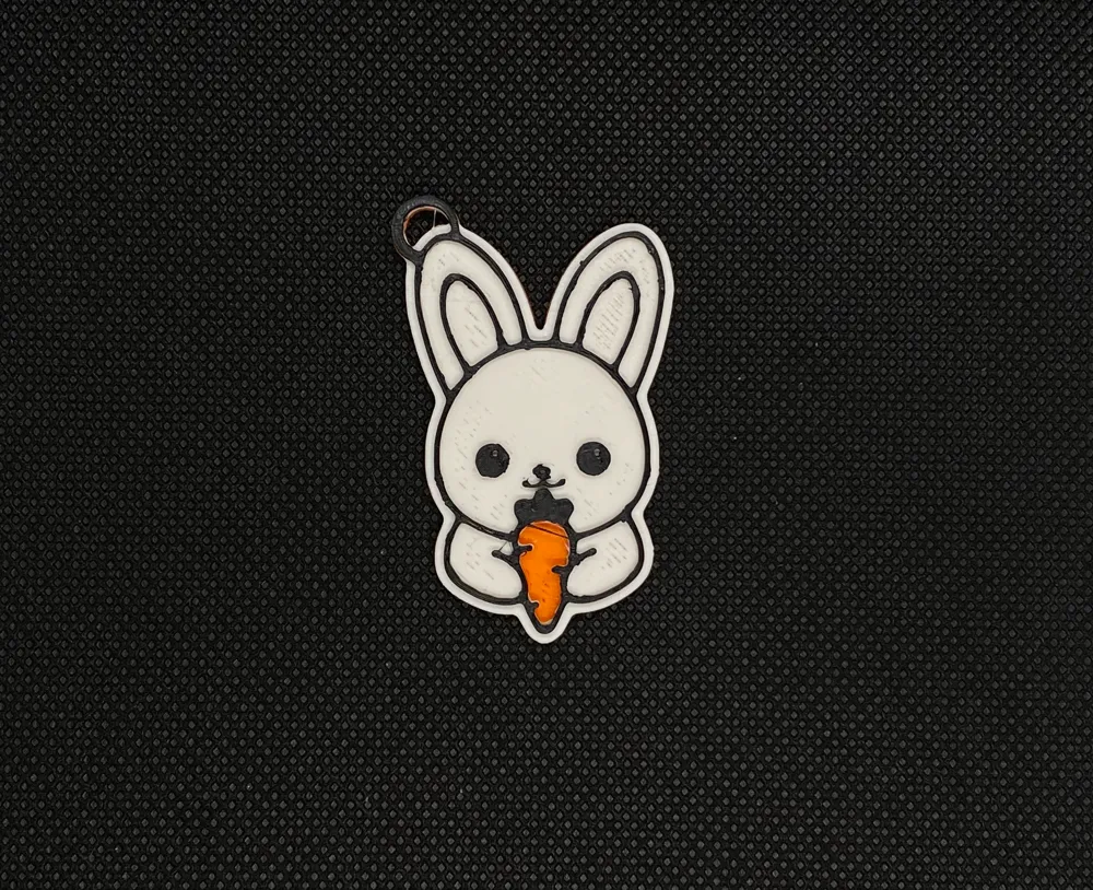 Rabit key cahain - Free 3D Print Model - MakerWorld
