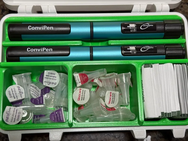 GLP Insulin Peptide Pen Travel Box Supply Inserts