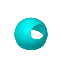 Rain Vent Cover - 5.0 Inch Diameter - No Screw