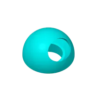 Rain Vent Cover - 3.5 Inch Diameter - No Screw