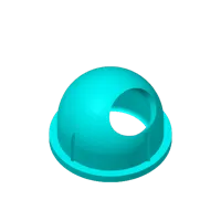 Rain Vent Cover - 3.0 Inch Diameter - Screw