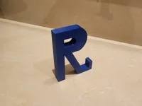 R shaped hanger (no chamfer)