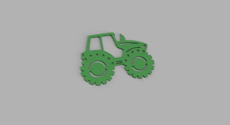 Kids Room Tractor Wall Art