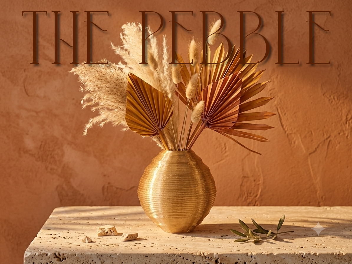 The Pebble - Ridged Stoneware Style Vase