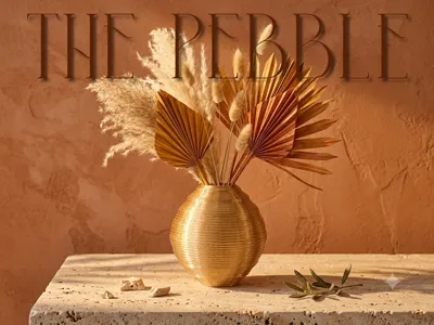 The Pebble - Ridged Stoneware Style Vase