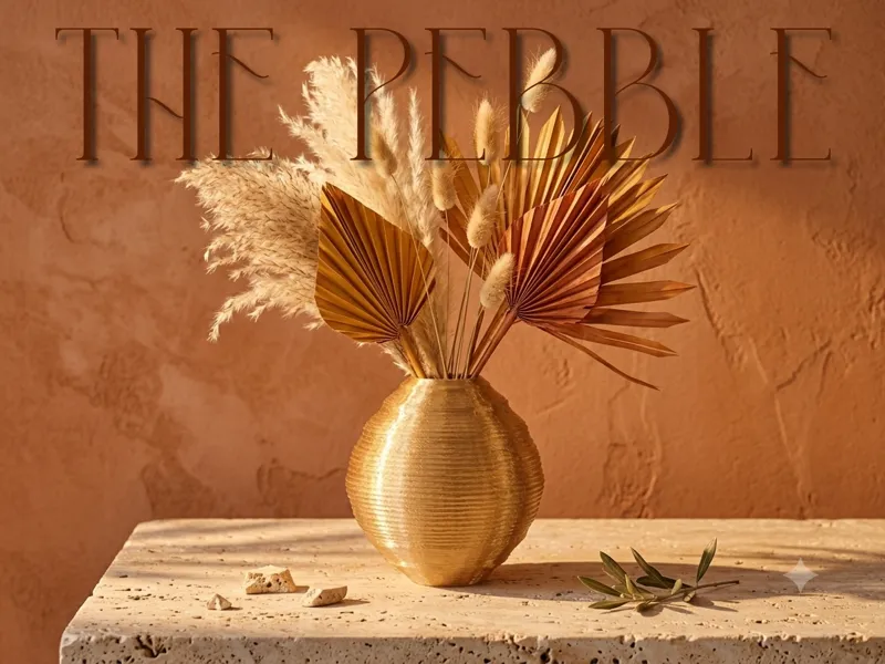 The Pebble - Ridged Stoneware Style Vase