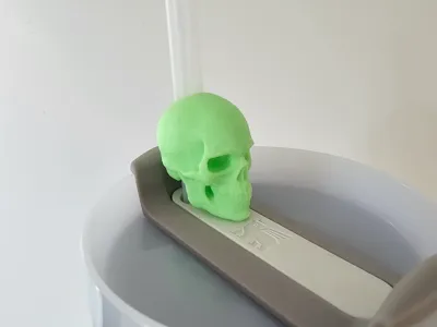 Halloween Skull Straw Topper