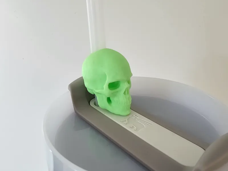 Halloween Skull Straw Topper