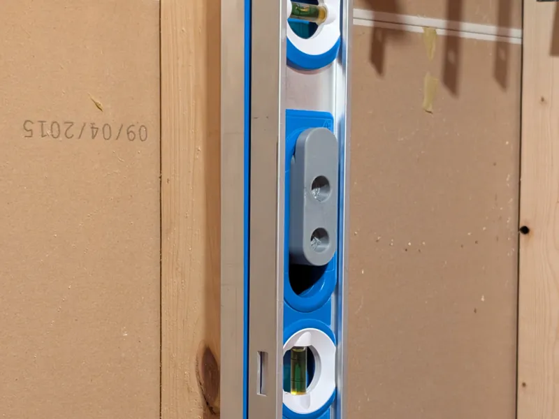 Spirit Level Holder - Vertical - Holds Two