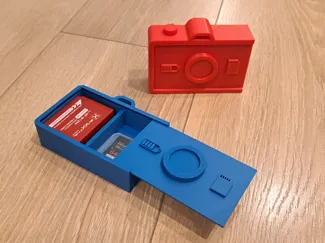 Caja para batería y tarjeta de memoria SD