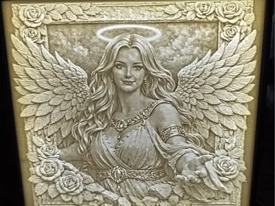 Guardian Angel Lithophane
