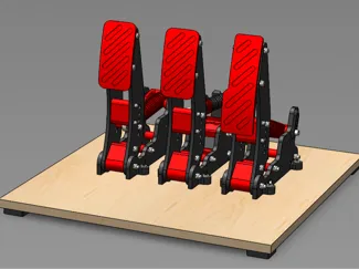 DIY Sim Racing Pedale