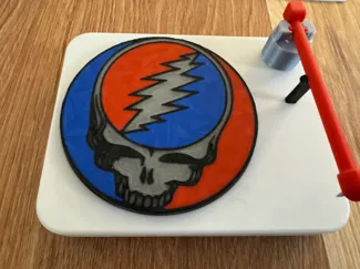 Sip and Spin Vinyl Record Coaster - Grateful Dead