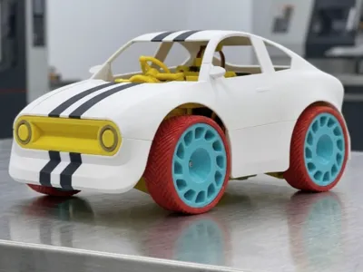 CyberBrick 4WD Car (Delorean Theme)