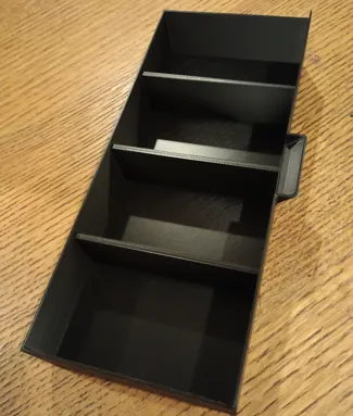 Drawers with 2, 3 and 4 bins