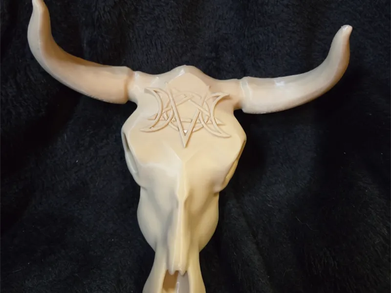 Cow Skull Moon - Home Decor
