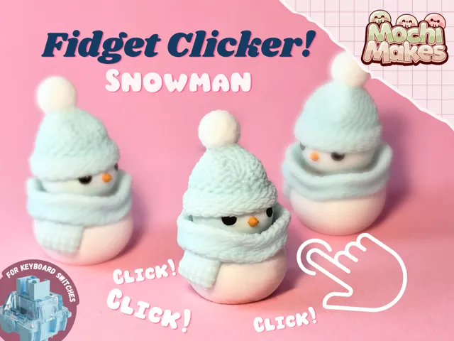 Snowman Fidget Clicker!
