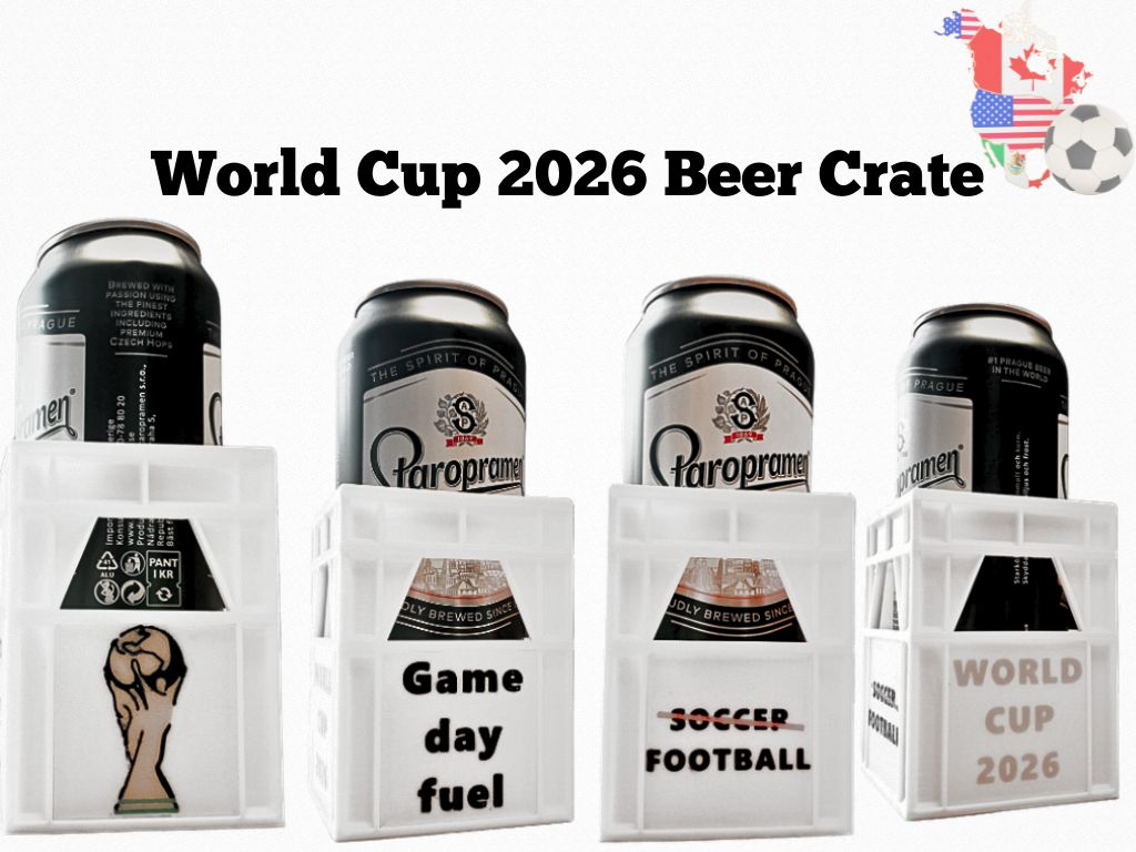 World cup beer crate