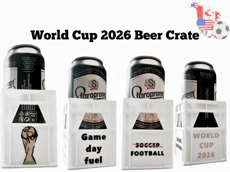 World cup beer crate