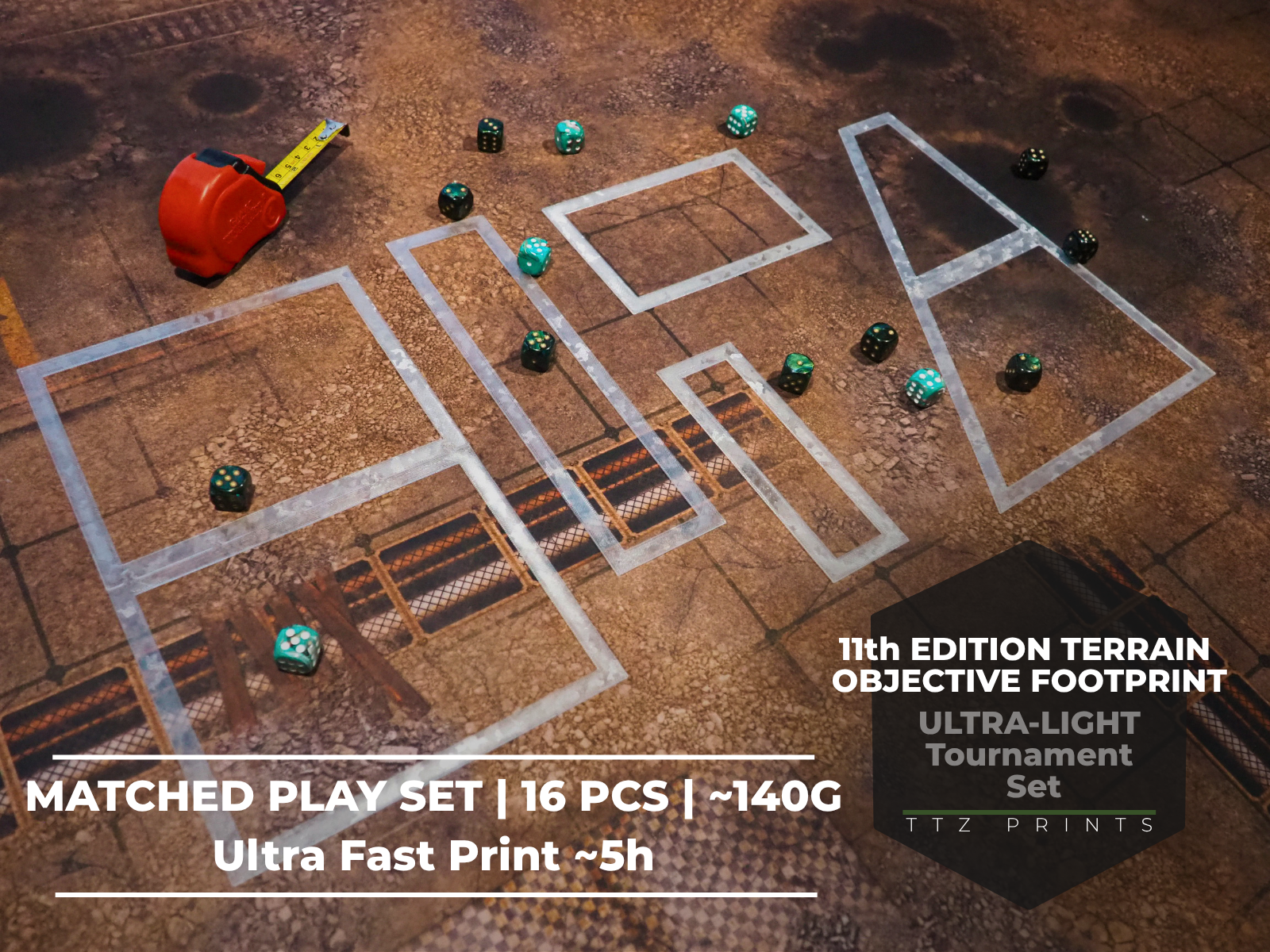 40k 11th Edition Terrain Footprints