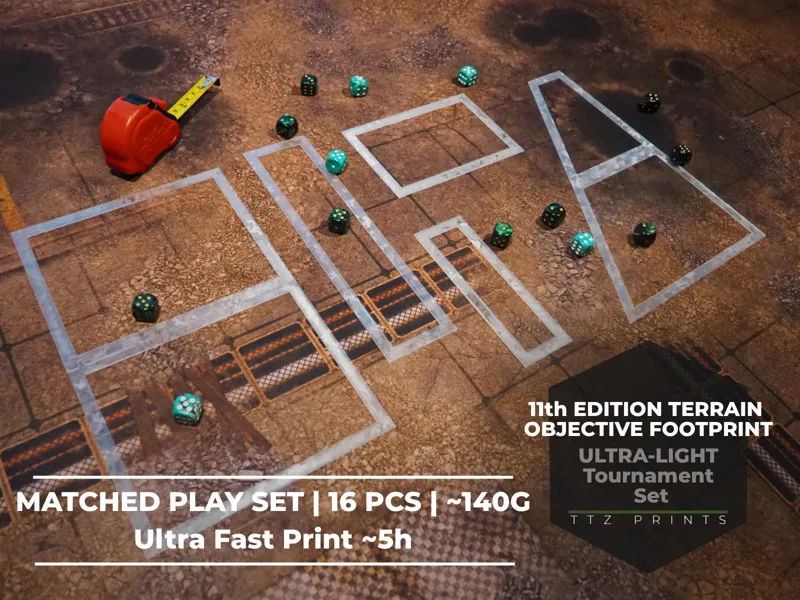40k 11th Edition Terrain Footprints