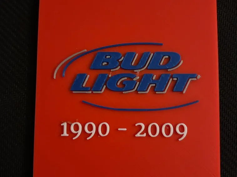 Cooler insert plates Bud Light16oz