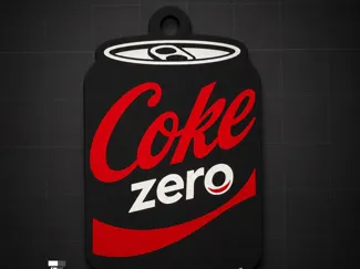 Coke Zero Keychain Tab Opener