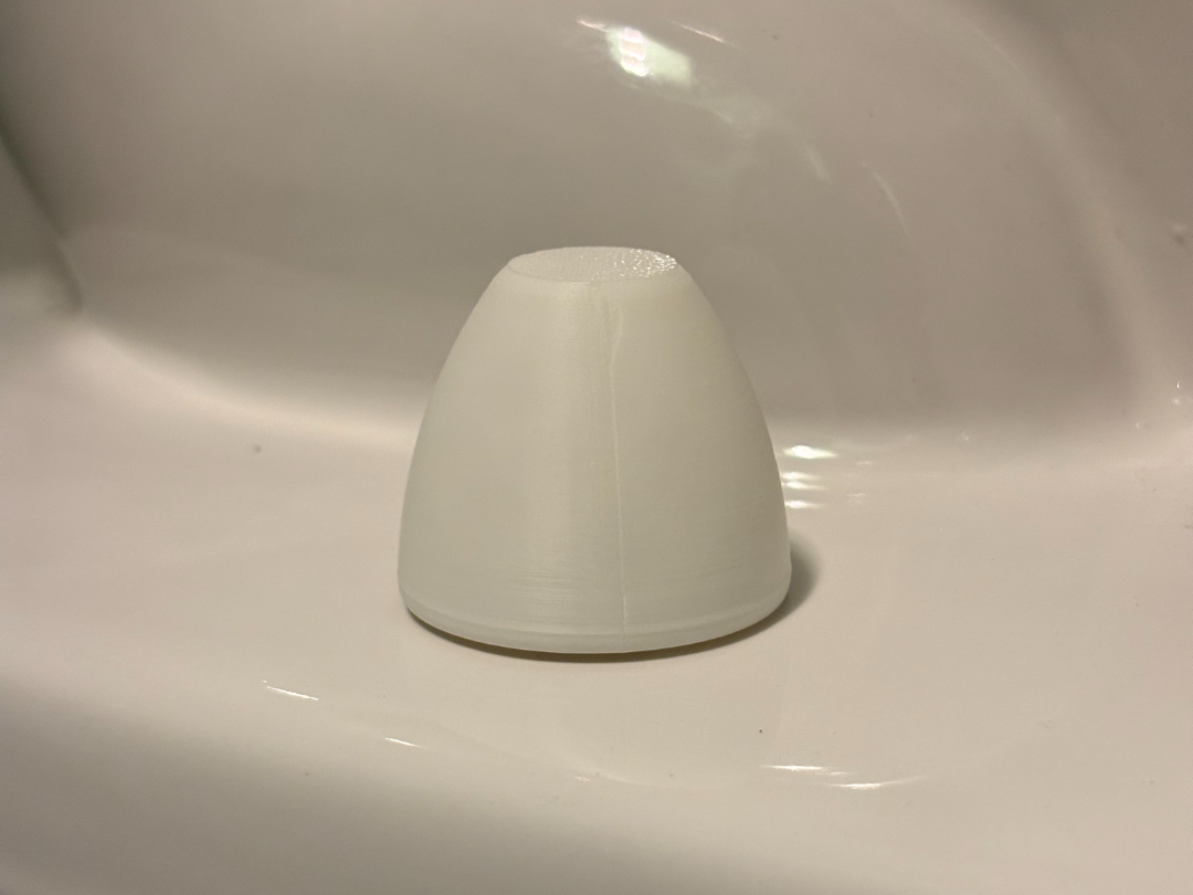 Screw-On Toilet Bolt Caps (1/4-20 threaded)