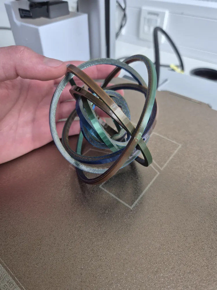 Articulated Gyro Fidget Rings 9 Circles without AMS - Free 3D Print ...