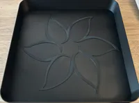 Sous-pot carré pour plante — photo 2
