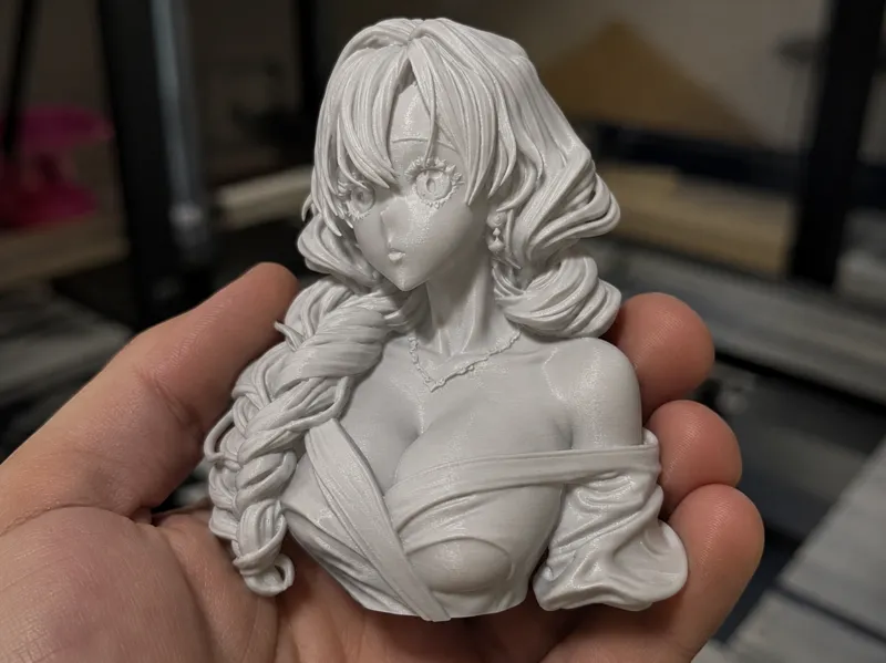 Mitsuri Kanroji From Demon Slayer Bust 3D Art