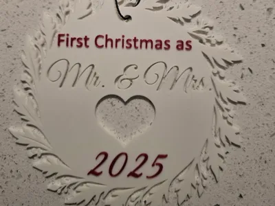 Fisrt Chrismas Mr. and Mrs.