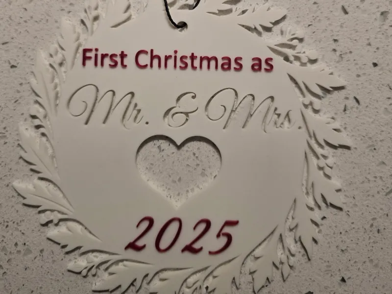 Fisrt Chrismas Mr. and Mrs.