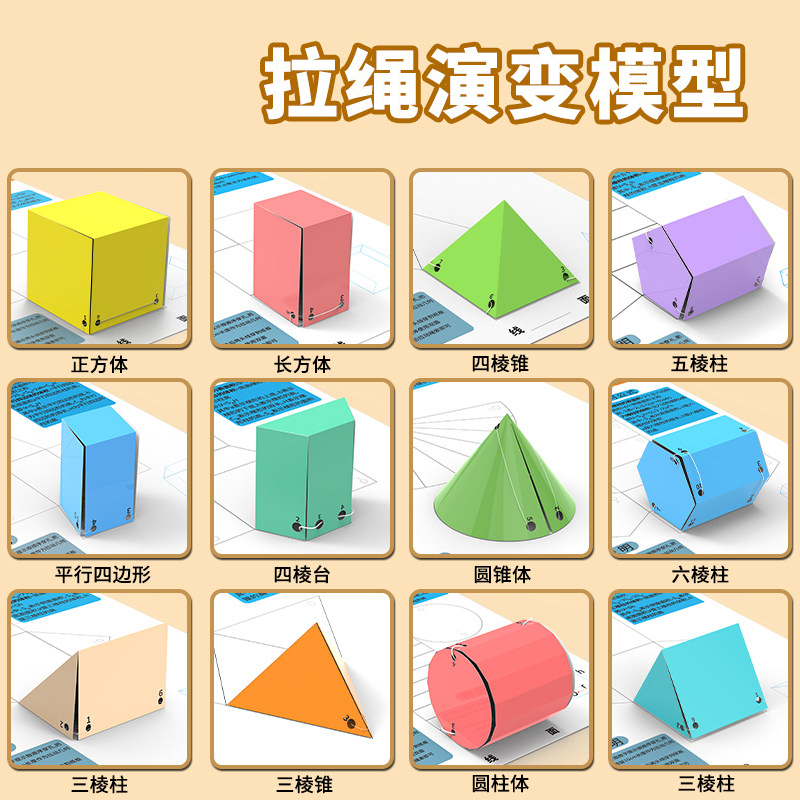 Miniatura 14 do modelo 3D 数学教具-拉绳演变立体几何模型（持续更新中）