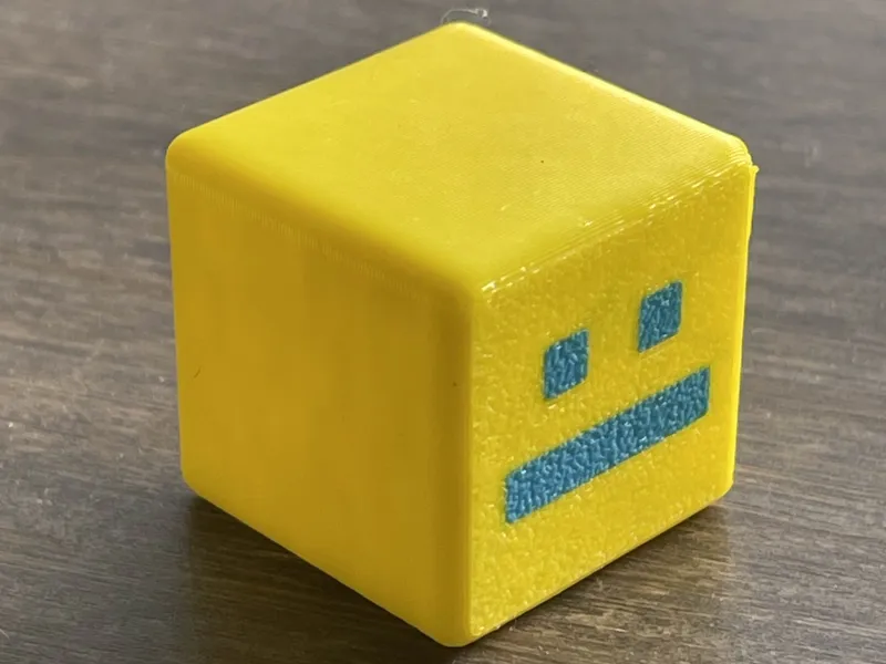 Geometry Dash Cube (Flush Eyes)
